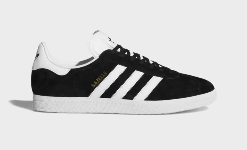Adidas Gazelle Black And White