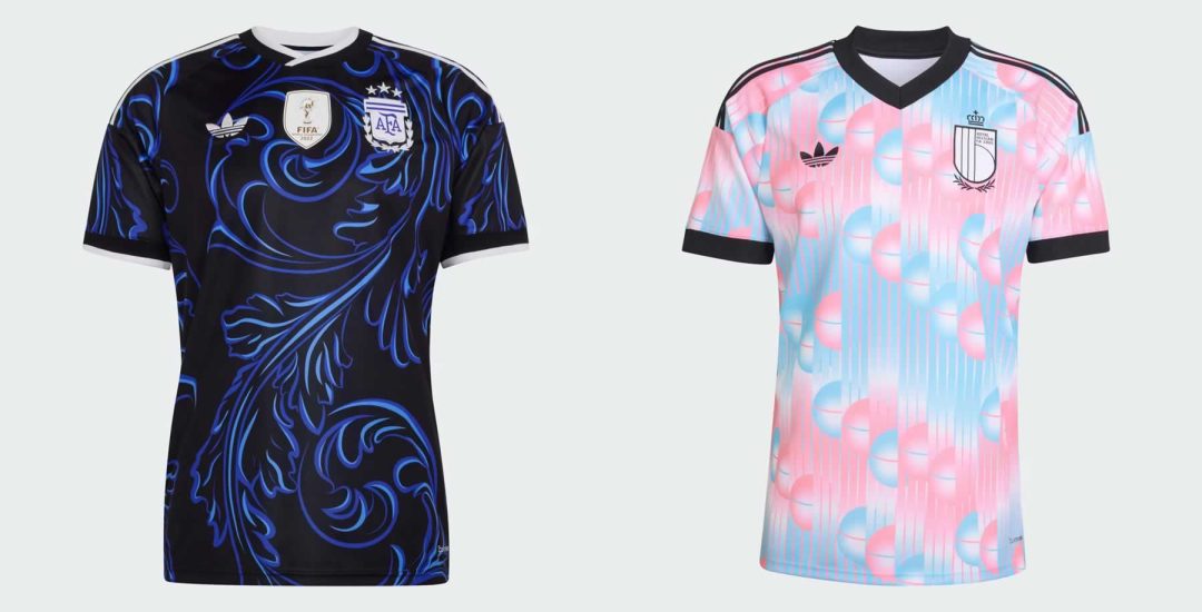 Argentina away & Belgium away world cup 2026 shirts