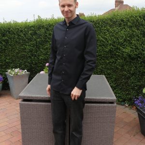 Men's Style Outfit Ideas - Black Shirt With Black Jeans