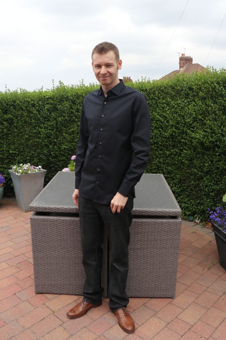 Men's Style Outfit Ideas - Black Shirt With Black Jeans