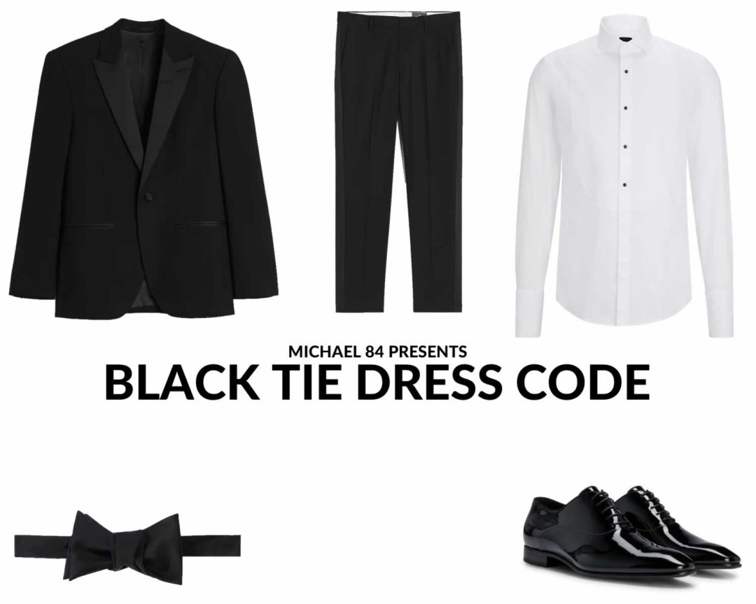 Black Tie Dress Code Outfit