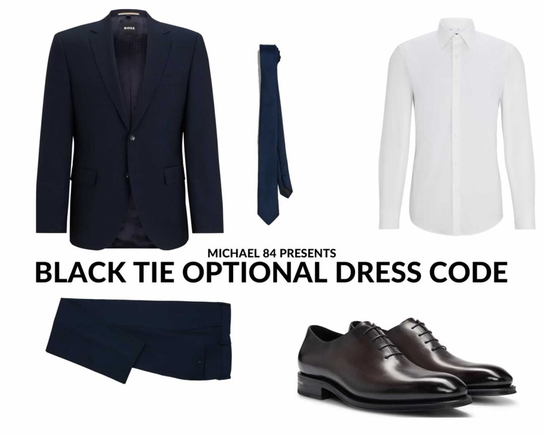Black Tie Optional Dress Code Outfit