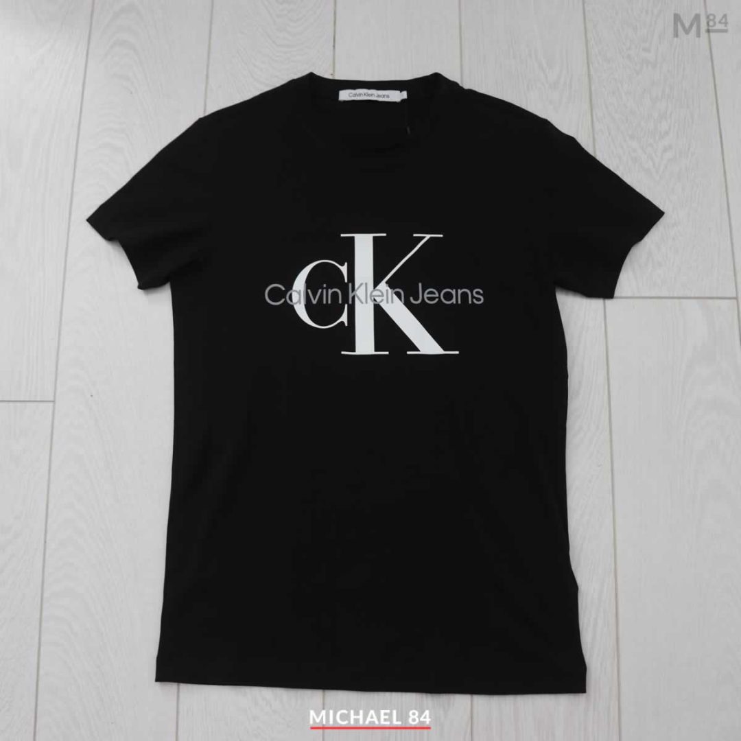 Calvin Klein CK Logo T Shirt Flat Lay - Michael 84