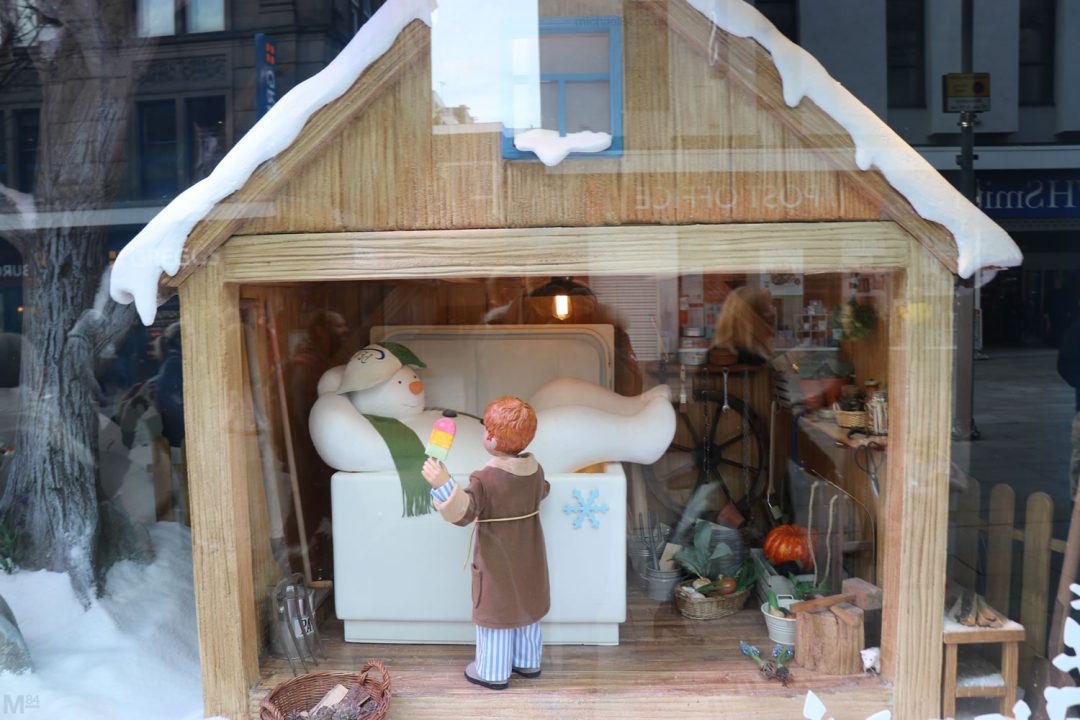 Fenwick Window 2018 - The Snowman - Scene 4
