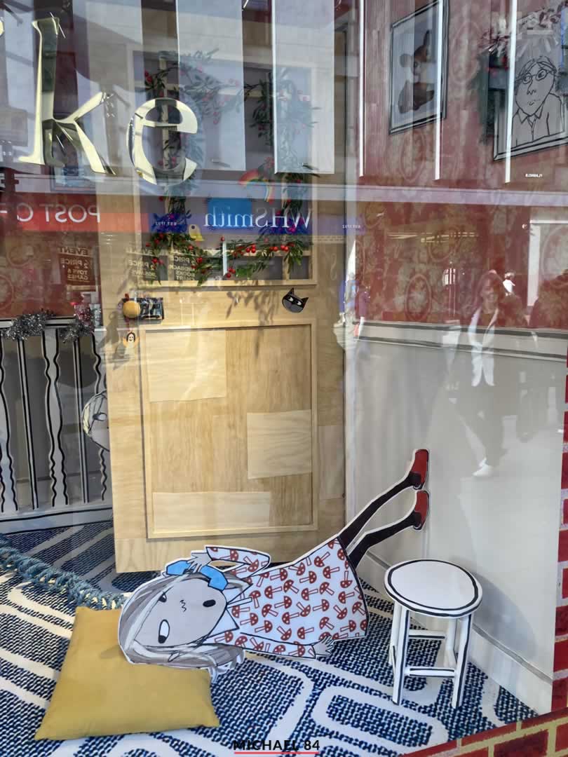 Fenwick Window 6 - Clarice Bean On The Phone