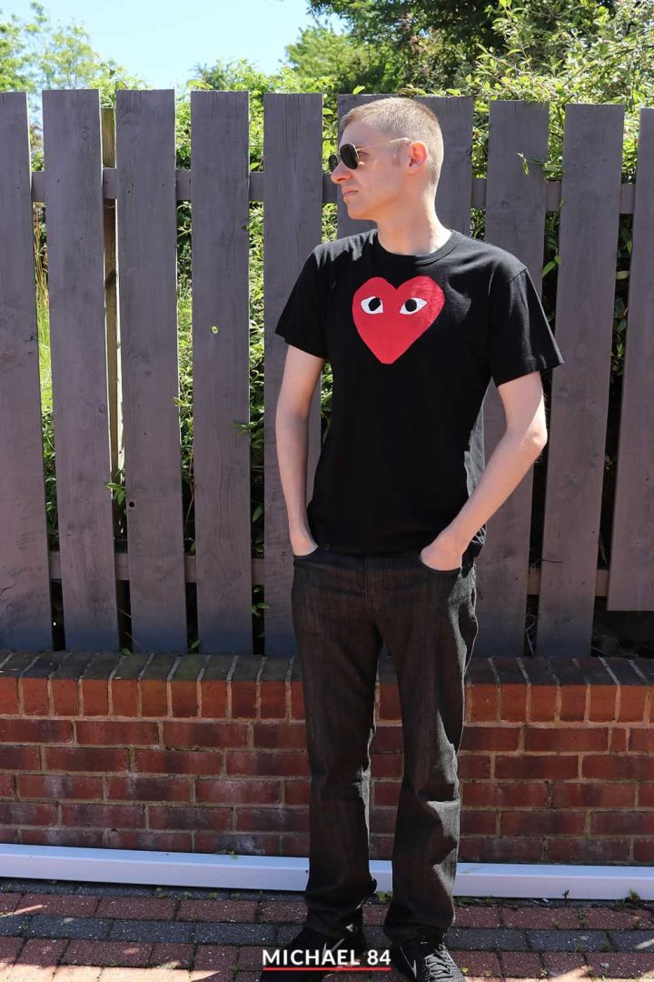 Comme Des Garcon T Shirt And Jeans