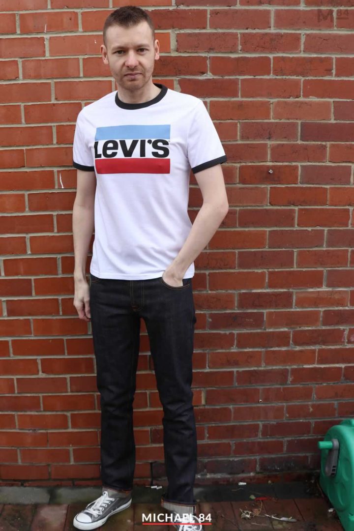 Levi's Ringer T Shirt Selvedge Jeans