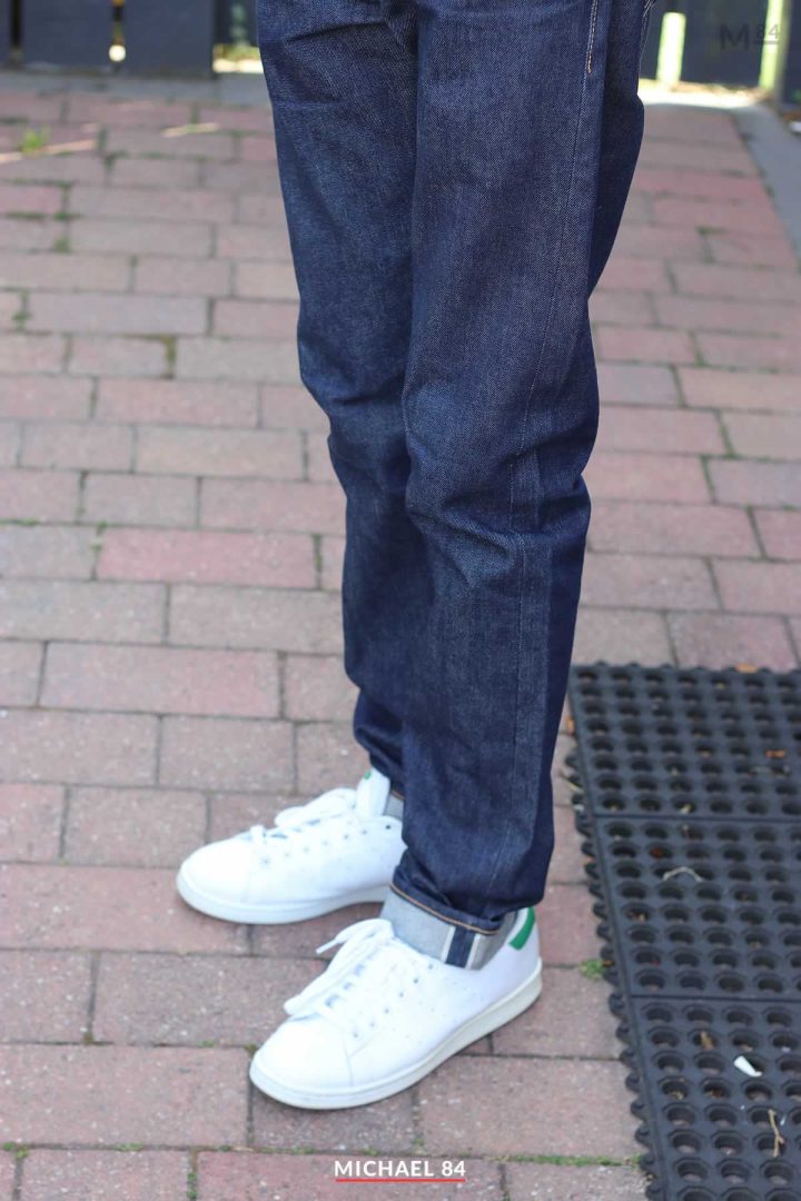 Men's Autumn Outfit - Oversized Shirt And Selvedge Jeans