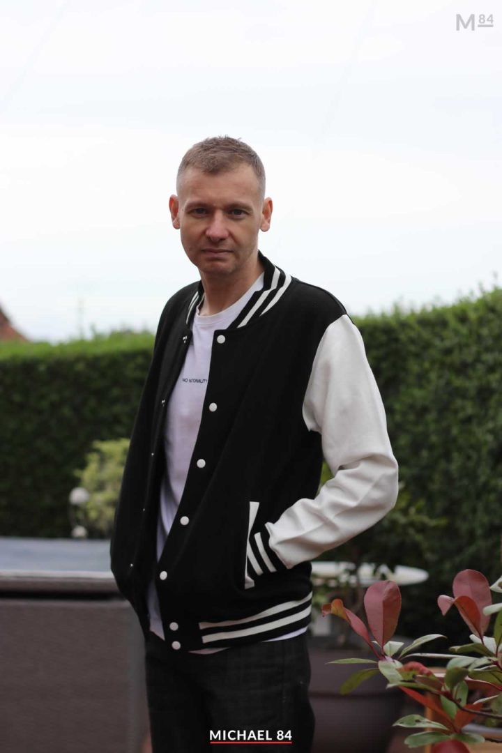 Men's Baseball Jacket Outfit - Michael 84