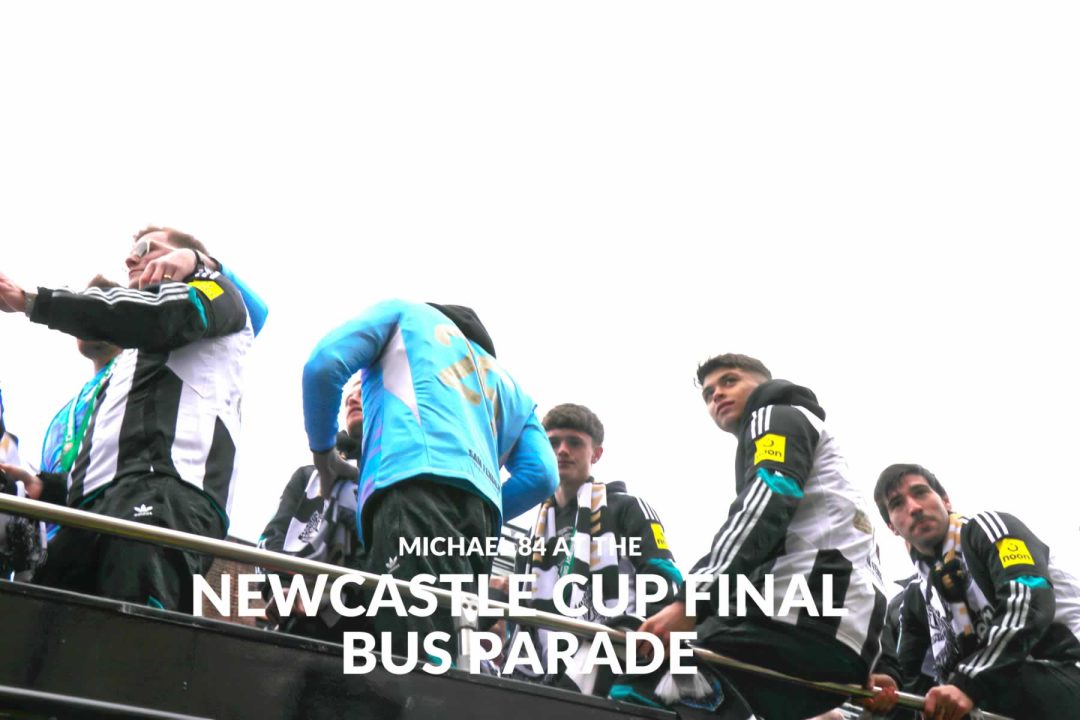 Lewis Miley Sandro Tonali Sean Neave - Newcastle United Bus Parade by Michael Adams aka Michael 84 - 11