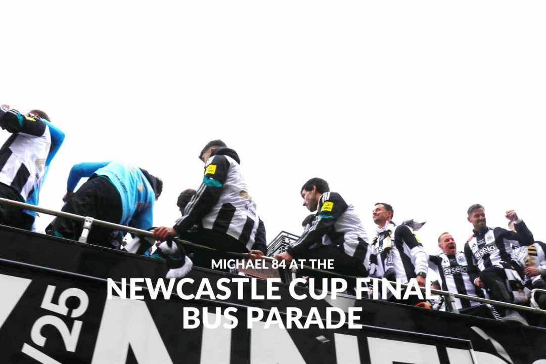 Jason Tindall Lewis Miley Sandro Tonali Newcastle United Bus Parade by Michael Adams aka Michael 84 - 13