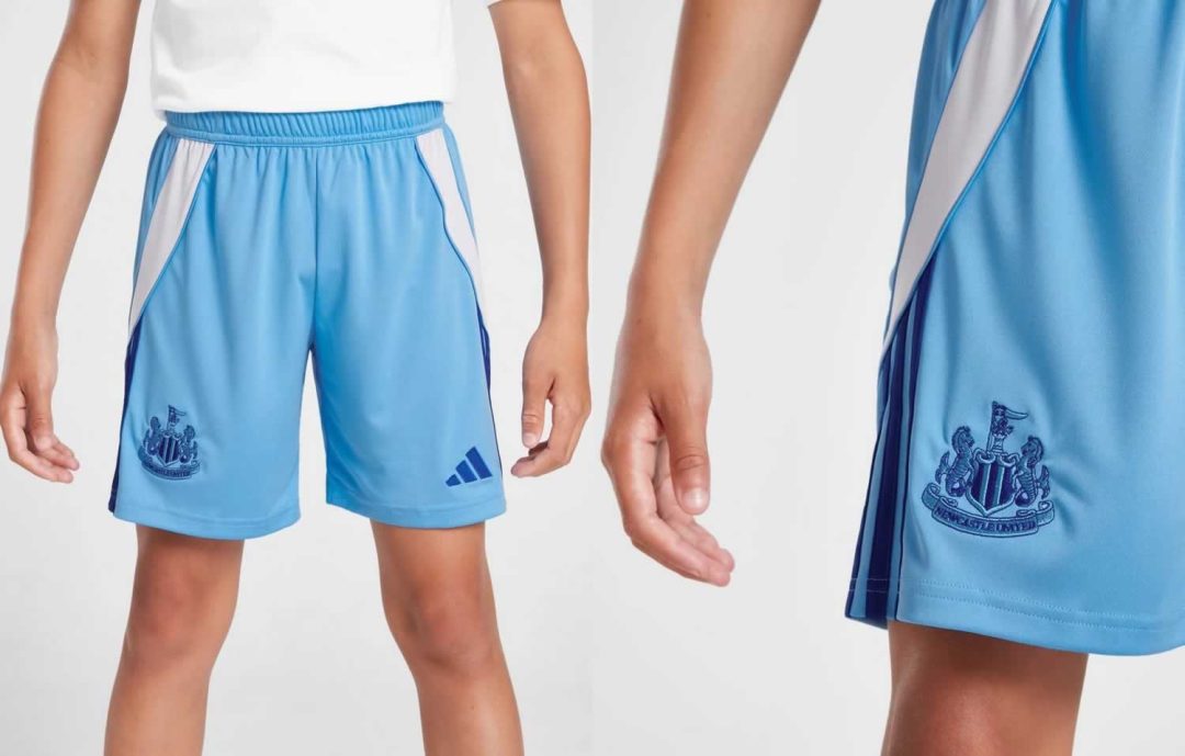 Newcastle Blue Goalkeeper Shorts 2024
