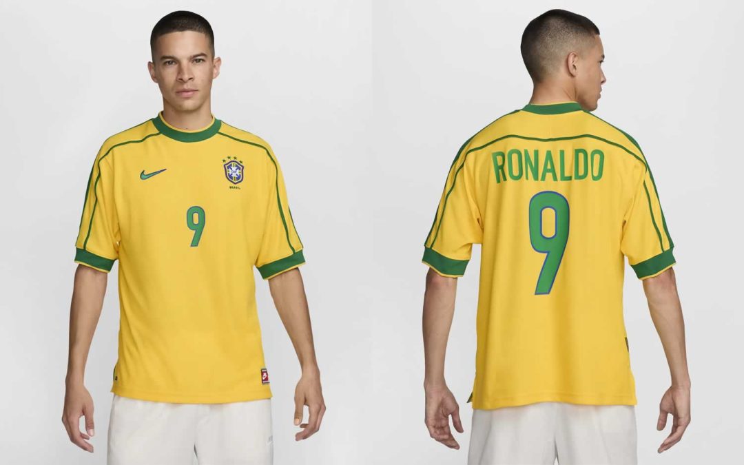 Nike Brazil Reissue 1998 Ronaldo Football Shirt Released