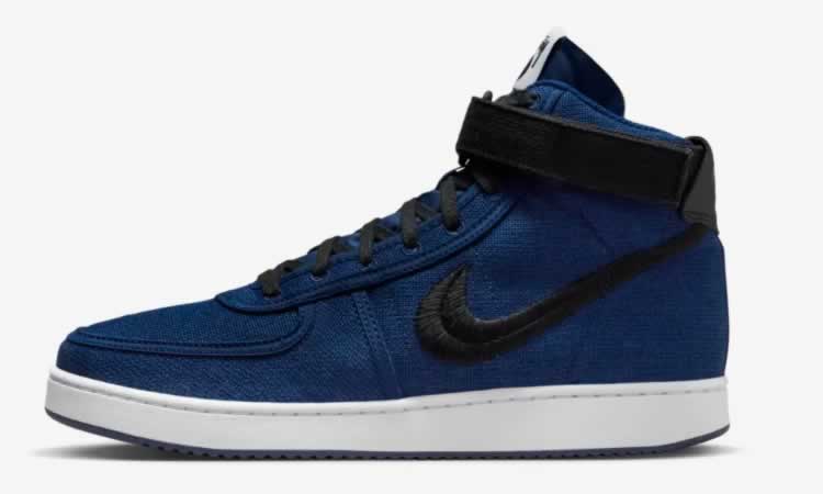 Nike Vandal High Tops x Stussy Blue Black