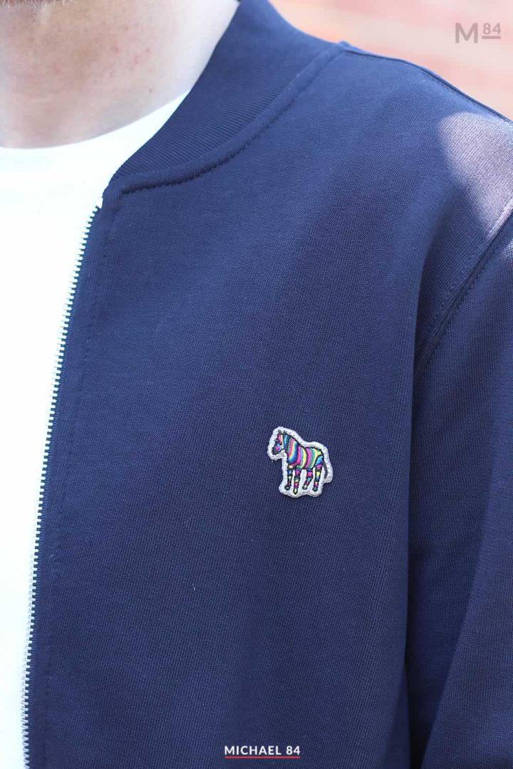 Paul Smith Zebra Bomber Jacket Close Up