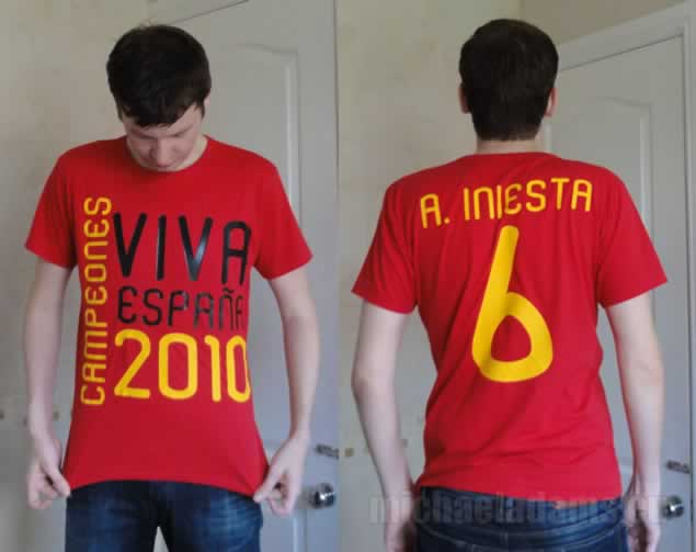 The Spain T Shirt I Designed - Michael 84