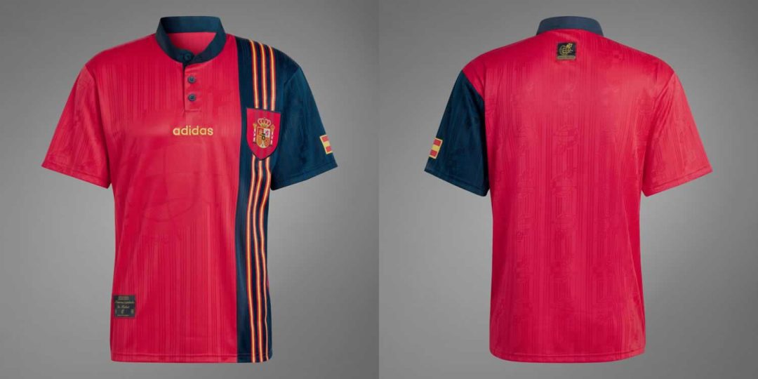 Spain 1996 Home Shirt Re-Released By Adidas