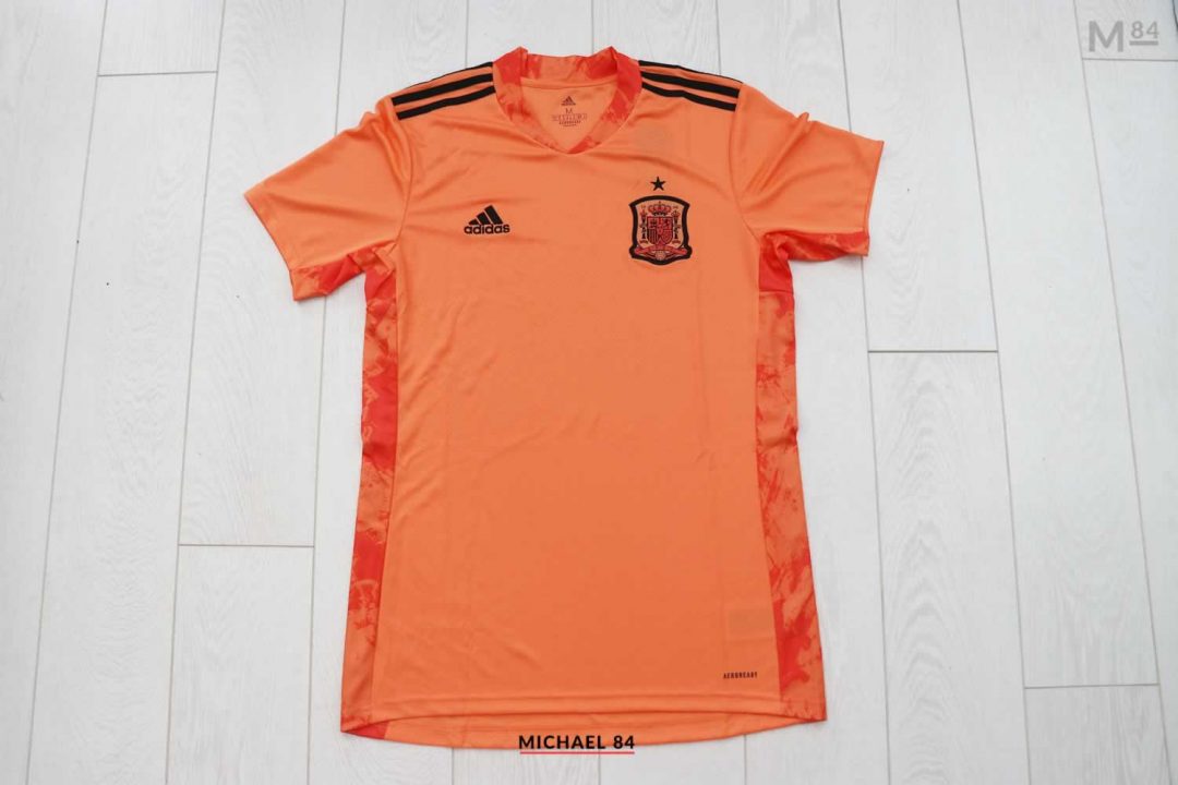 Adidas Spain Orange Goalkeeper Shirt For 2021