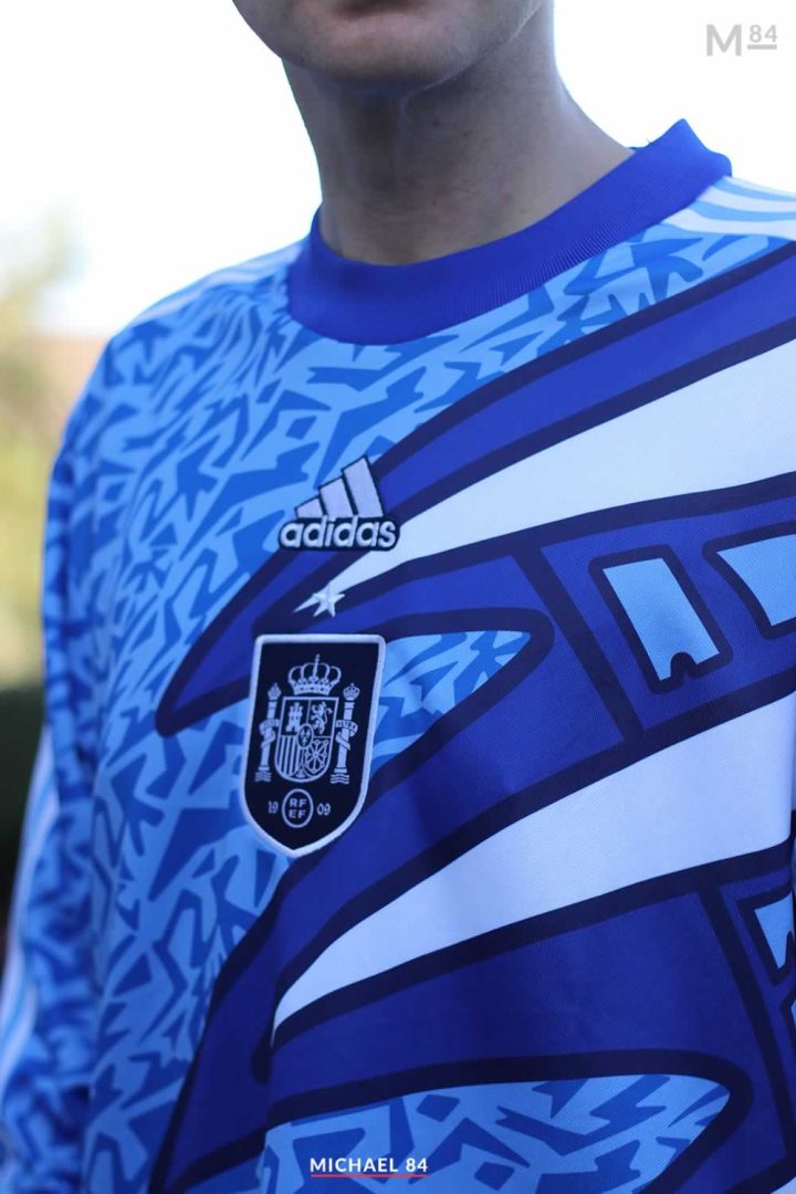 Spain Icon Goalkeeper Shirt By Adidas Close Up