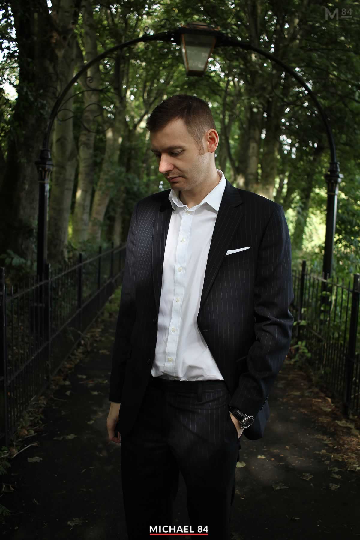 white polo dress shirt Event Solid // Cut for a lower vintage denim dress Your Style Guide to Size:3y