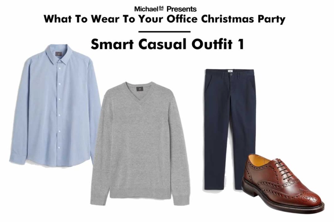 Men's smart casual outfit idea for Christmas Party