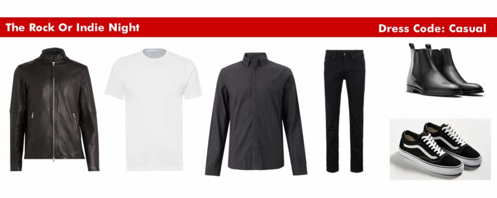 Men's Outfit For Rock Nightclub